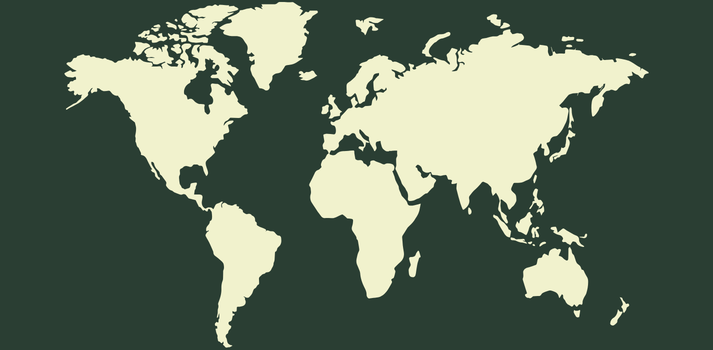 Mapa de mercados de exportación y centros de producción